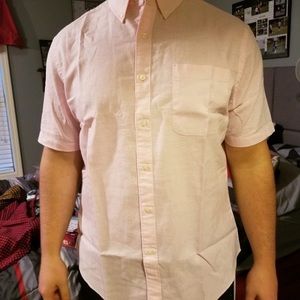 Light pink Croft & Barrow Easy Care short sleeve